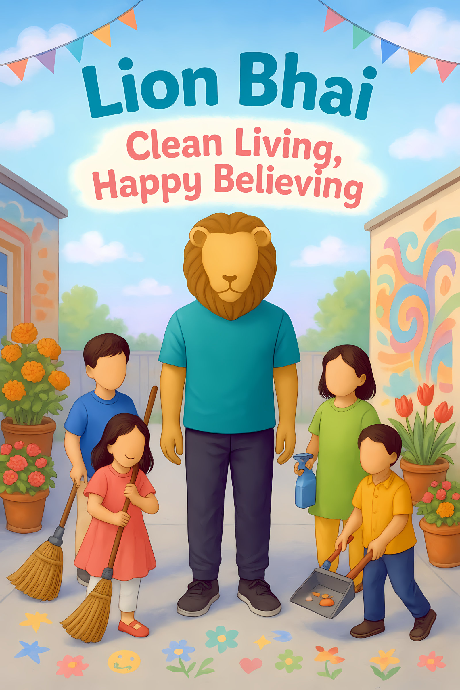 Cover: Lion Bhai — Clean Living Happy Believing